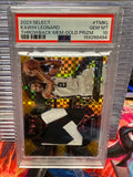 2023 Panini Select Kawhi Leonard Throwback Mem-Gold Prizm Serial 03/10 PSA 10 GEM MINT