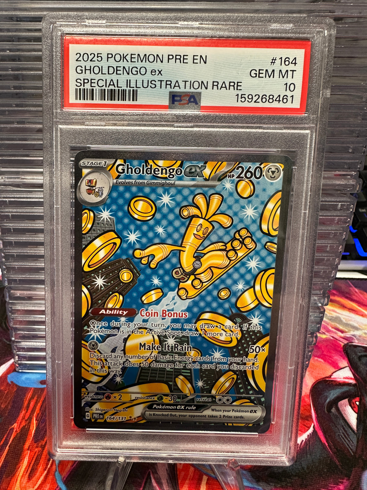2025 Pokemon Gholdengo Special Illustration Rare Prismatic Evolutions PSA 10 GEM MINT